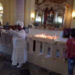 5.-Creyentes de la religión afrocubana reverencian a San Lázaro sincretrizado en Babalú Ayé Foto.AMD