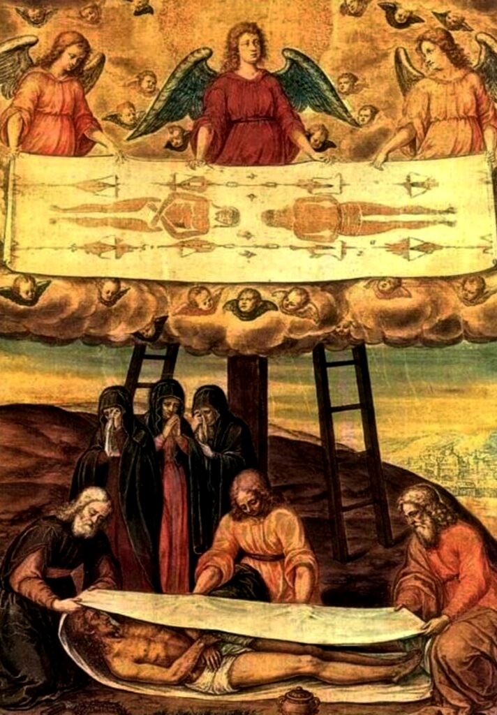 Giovanni della Rovere (1540). Modo de cubrir el cuerpo con el paño
